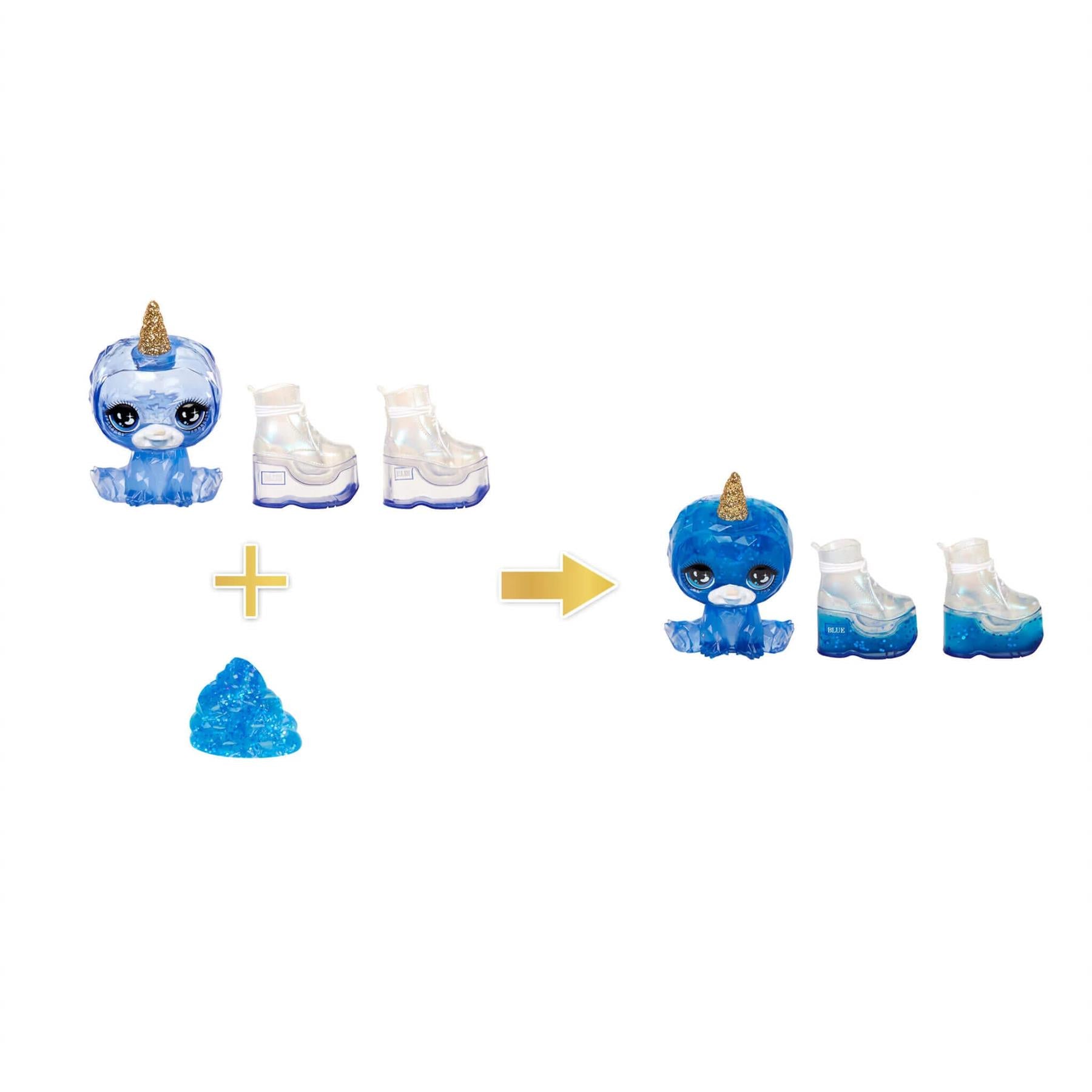 Rainbow High Skyler (Blue) with Slime Kit & Pet - Blue 11” Shimmer Doll with DIY Sparkle Slime