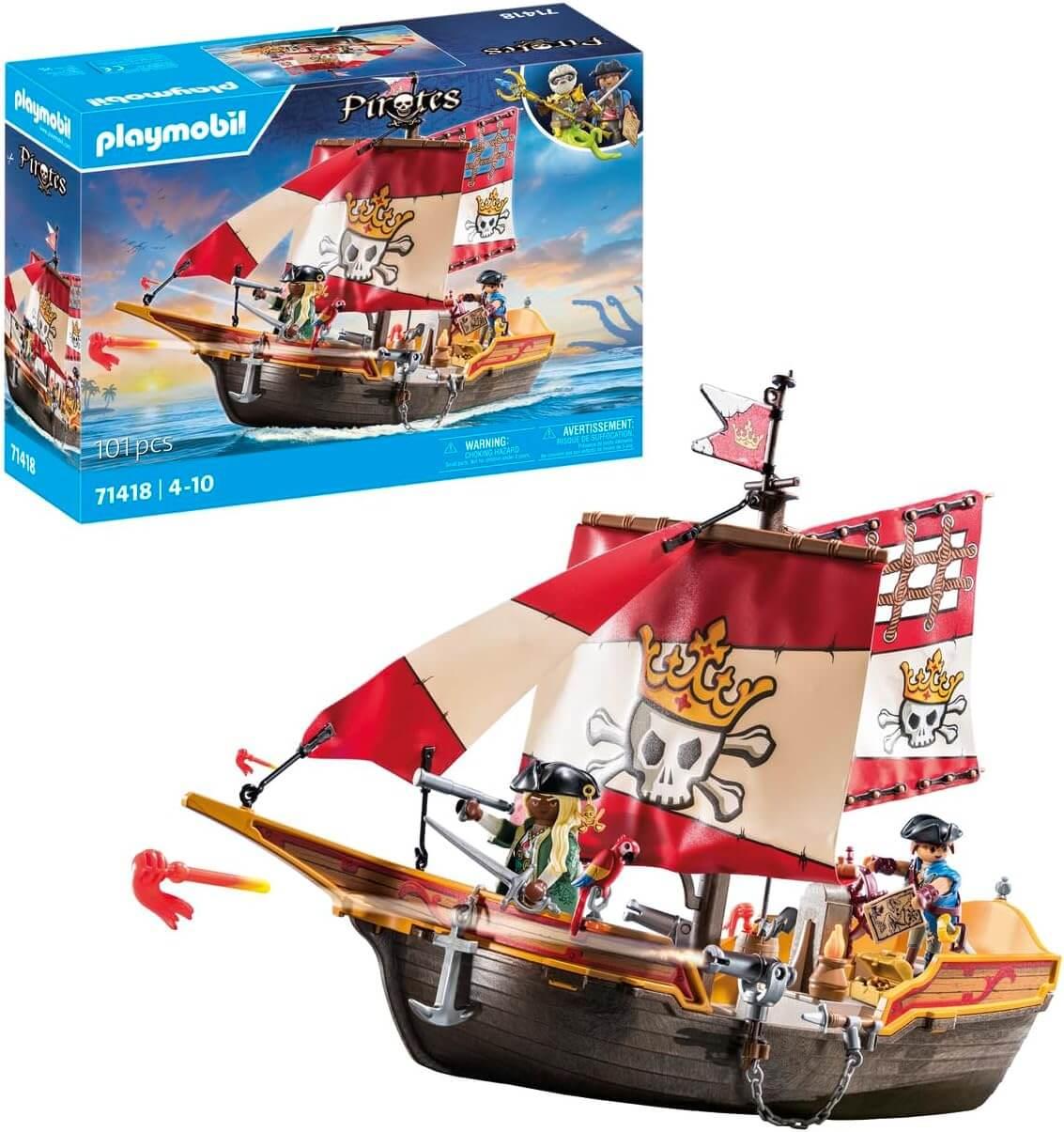 Playmobil Pirates 71418 Pirate vs. Deeper – Pirate Vessel