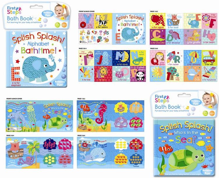 First Steps Foam Baby Learning Bath Book