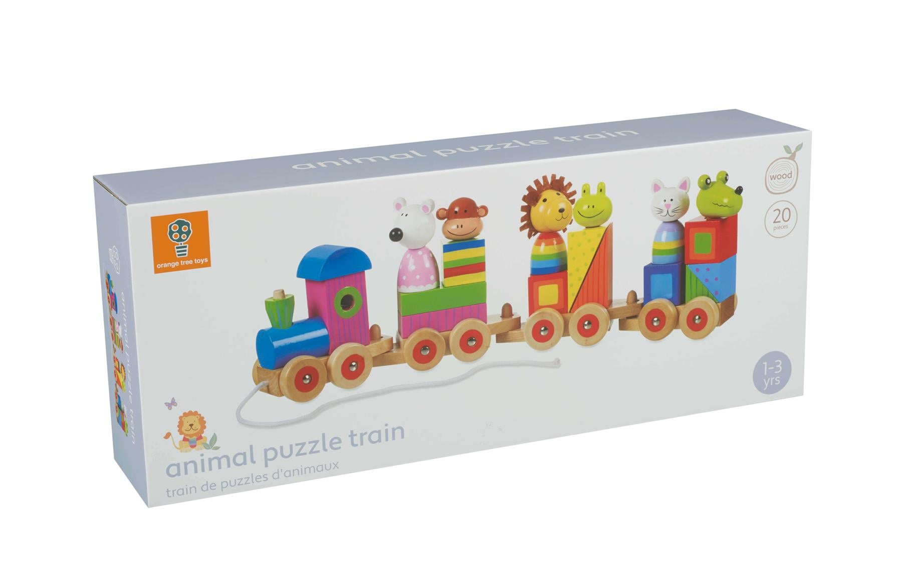 Orange Tree Toys Animal Puzzle Train