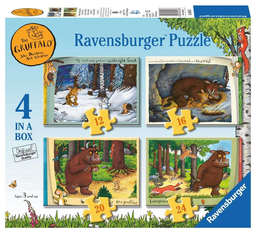 Ravensburger The Gruffalo 4 In A Box Jigsaw Puzzle