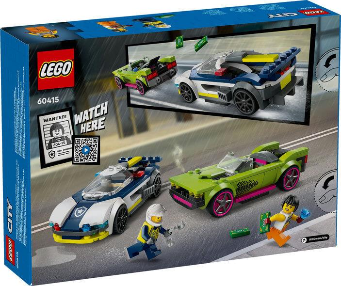 Lego City 60415 Police Car and Muscle Car Chase