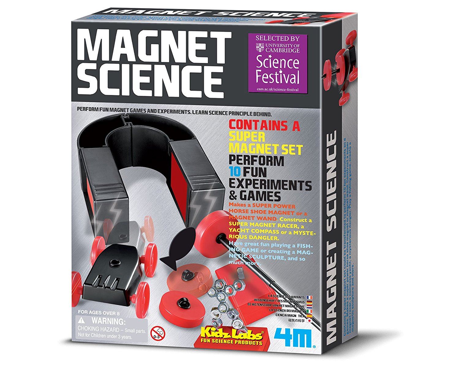 Great Gizmos 4M KidzLabs Magnet Science - Fun Magnet Games and Experiments