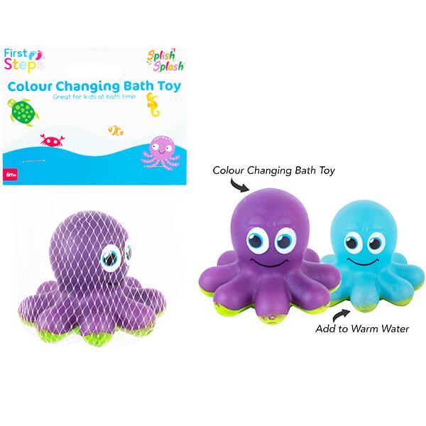 Colour Changing Octopus Bath Toy