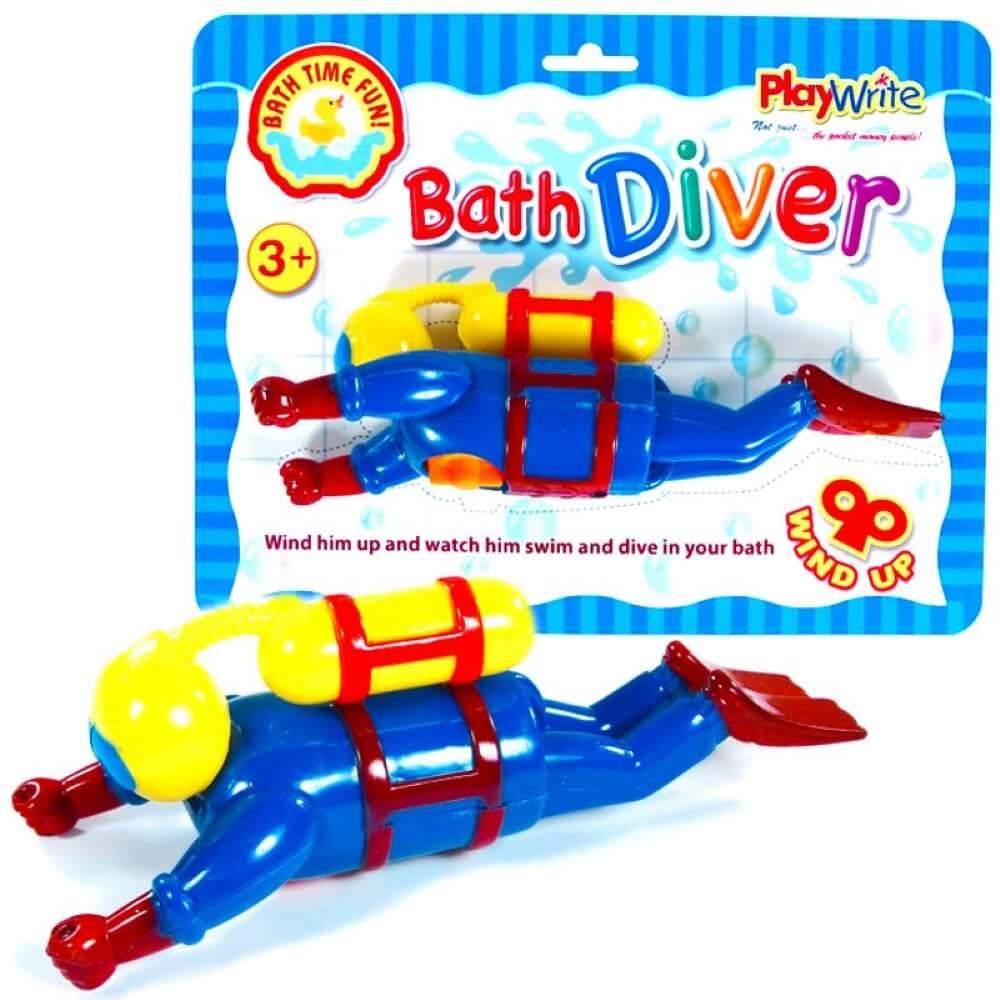 Bathtime Clockwork Diver Toy 24x19cm
