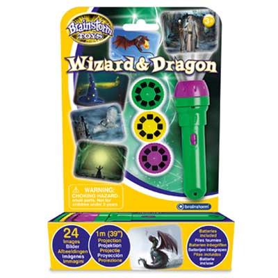 Brainstorm Wizard & Dragon Projector Torch
