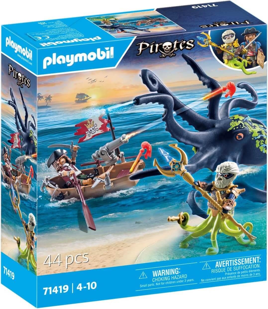 Playmobil Pirates 71419 Pirate vs. Deeper – Battle with the Giant Octopus
