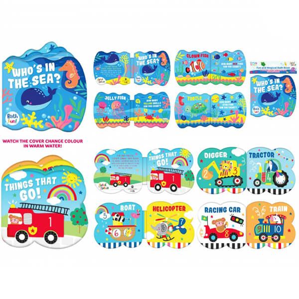 Colour-Changing Bath Book Assorted Designs (single)