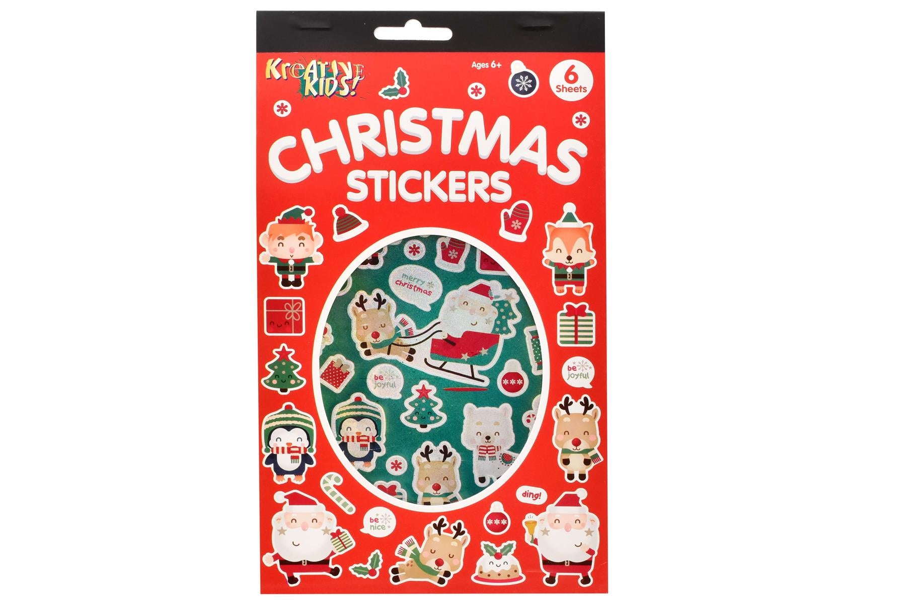 Christmas Arts & Crafts Sticker Pads - 2 Assorted Designs