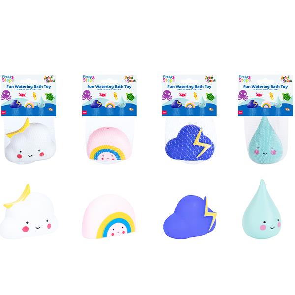First Steps Rain Cloud Baby Bath Toy Assorted Designs (single)