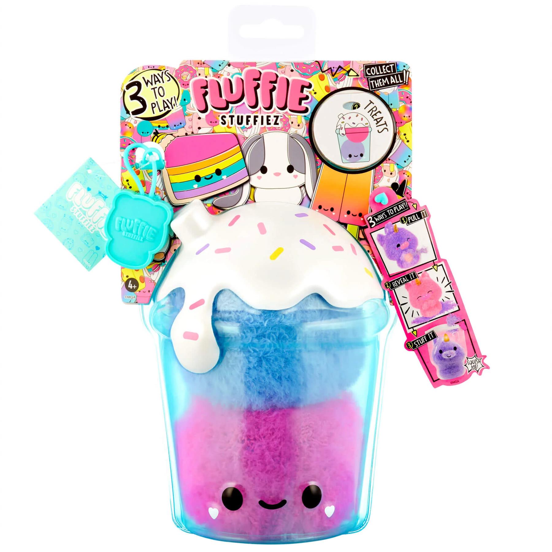 Fluffie Stuffiez Boba Drink Small Collectable Feature Plush