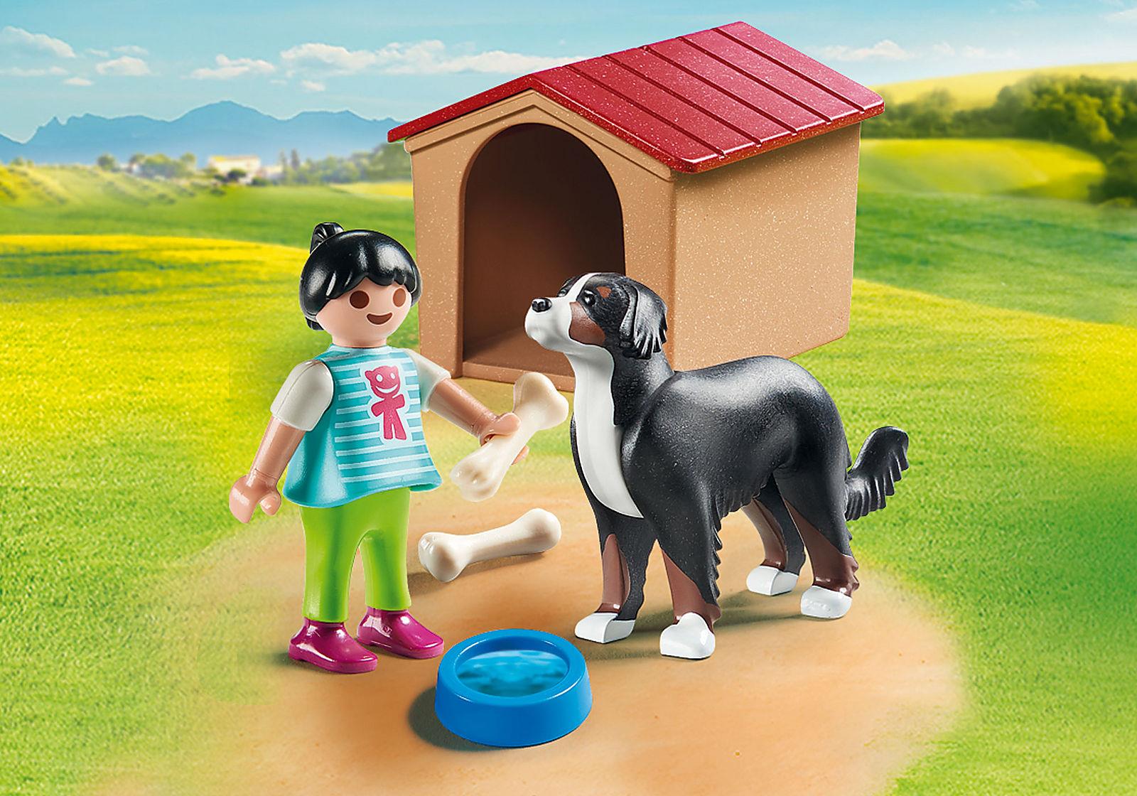 Playmobil Country 70136 Dog with Kennel