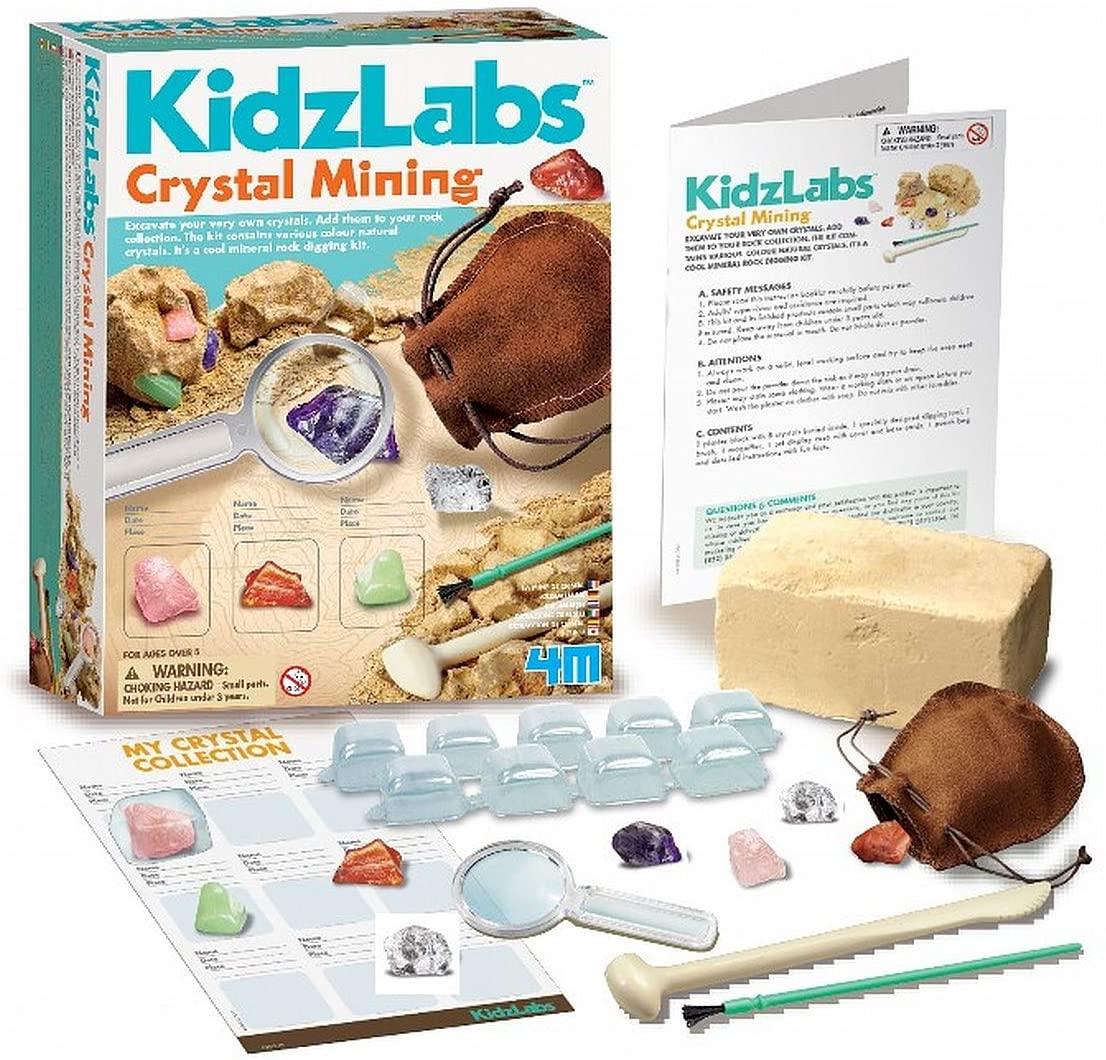 Great Gizmos 4M KidzLabs Crystal Mining