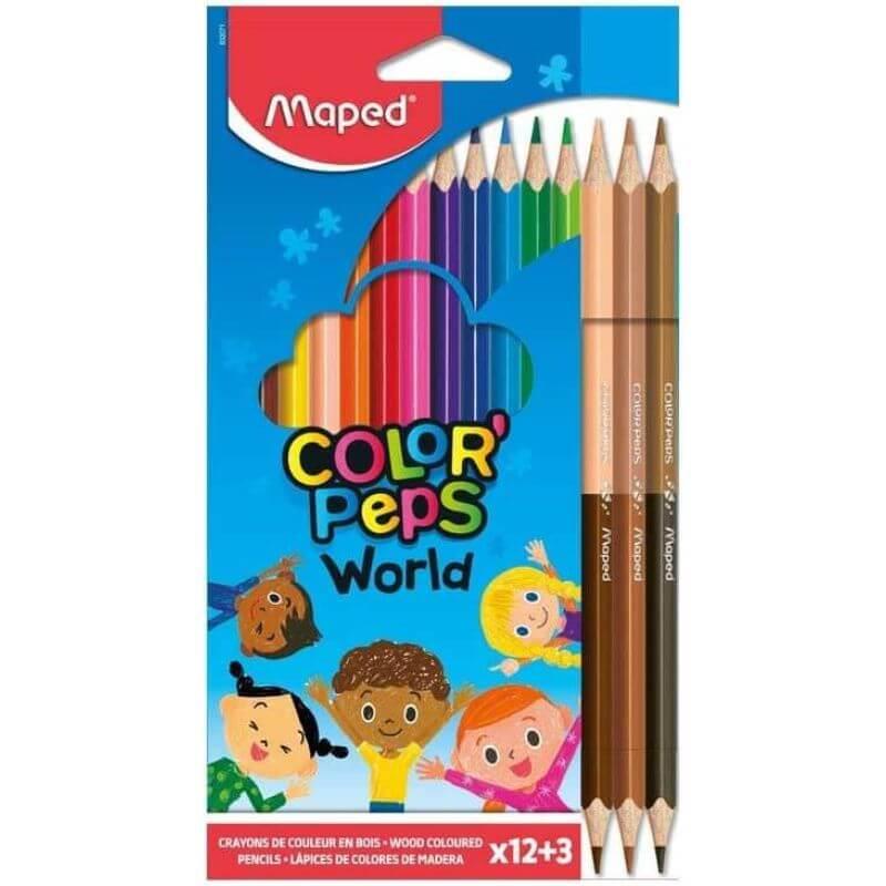 Maped Colour'Peps Duo Skin Tones Pencils x 15