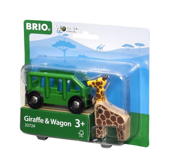 Brio World 33724 Giraffe and Wagon