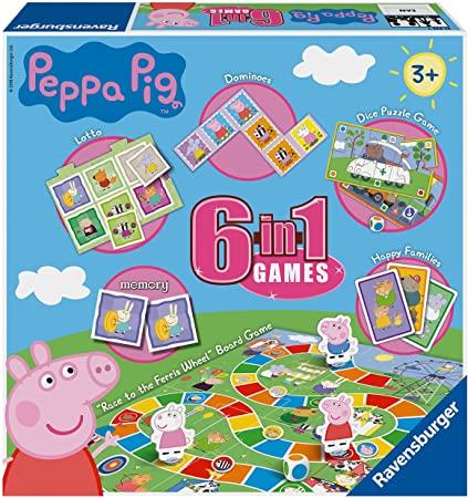 Ravensburger Peppa Pig 6 In 1 Board Games