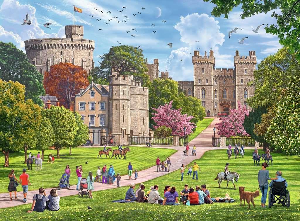 Ravensburger Happy Days No.5 Royal Residences 4 x 500 Piece Jigsaw Puzzles