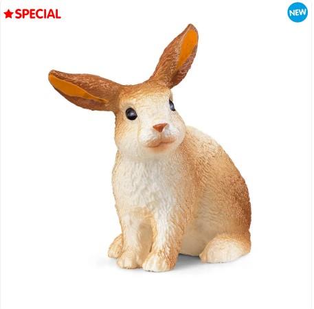 Schleich Wild Life 72187 Special Figurine Rabbit Happy Harry (Orange)