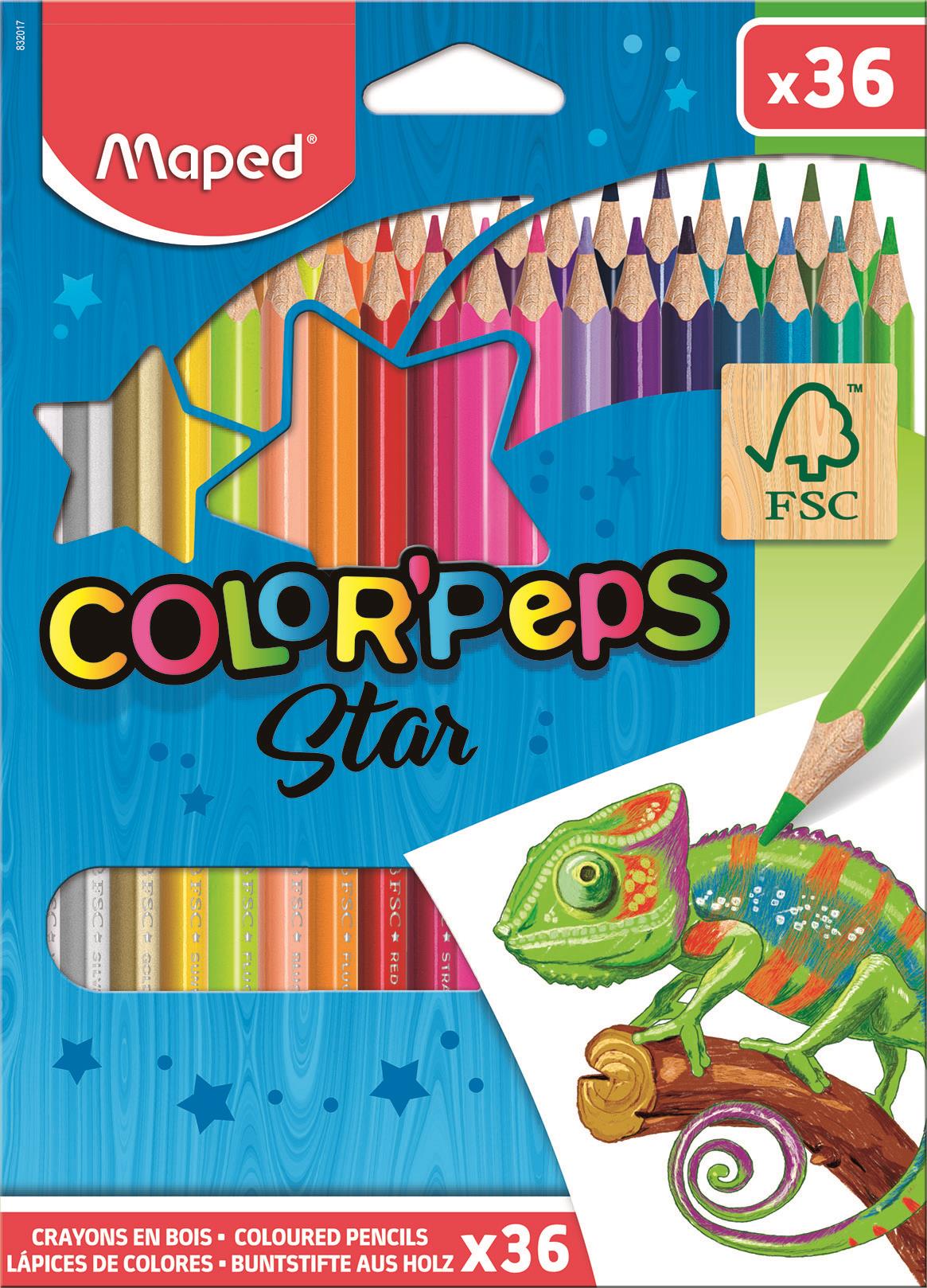 Maped Colour'Peps Coloured Pencils x 36